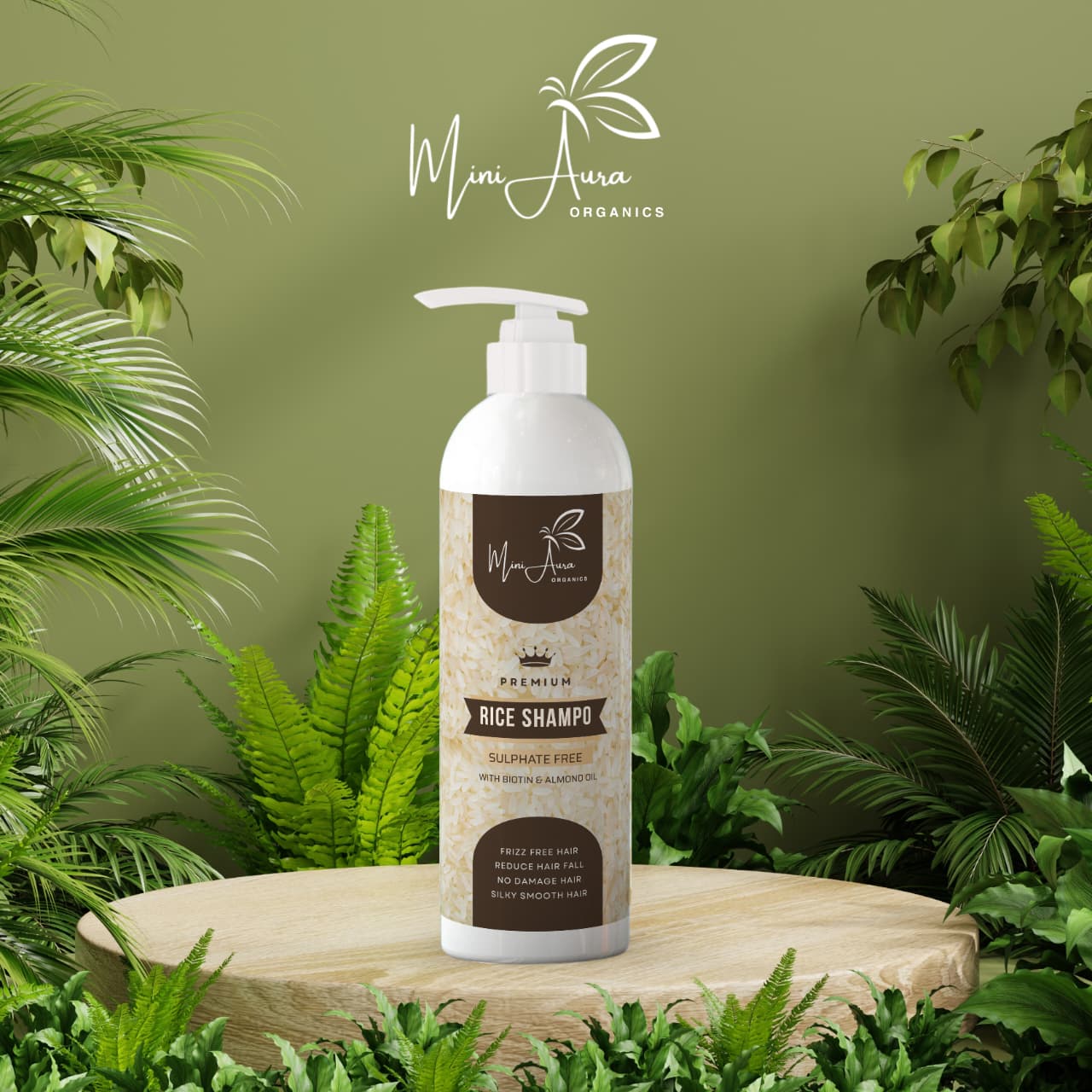 Sulfate Free Rice Shampoo