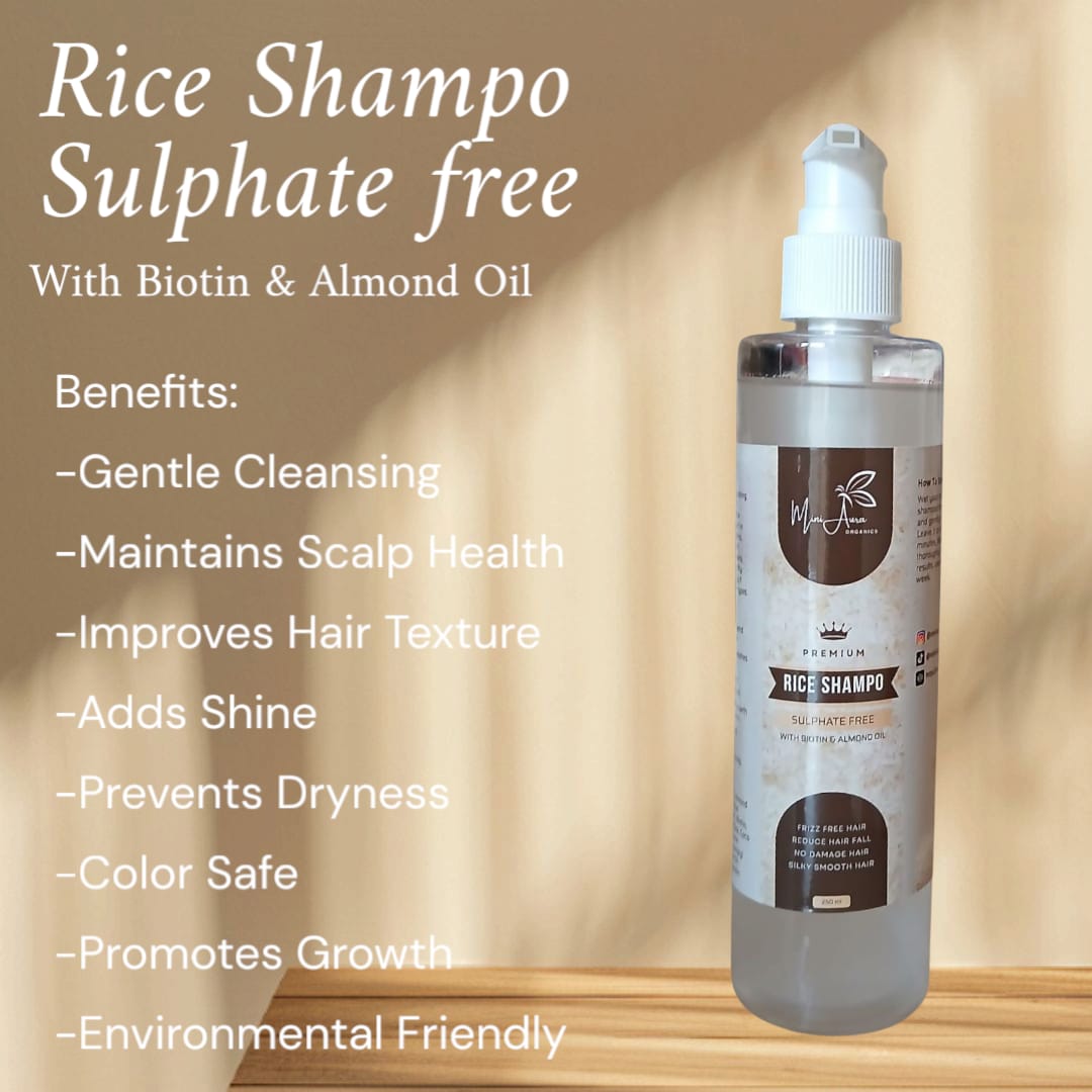 Sulfate Free Rice Shampoo